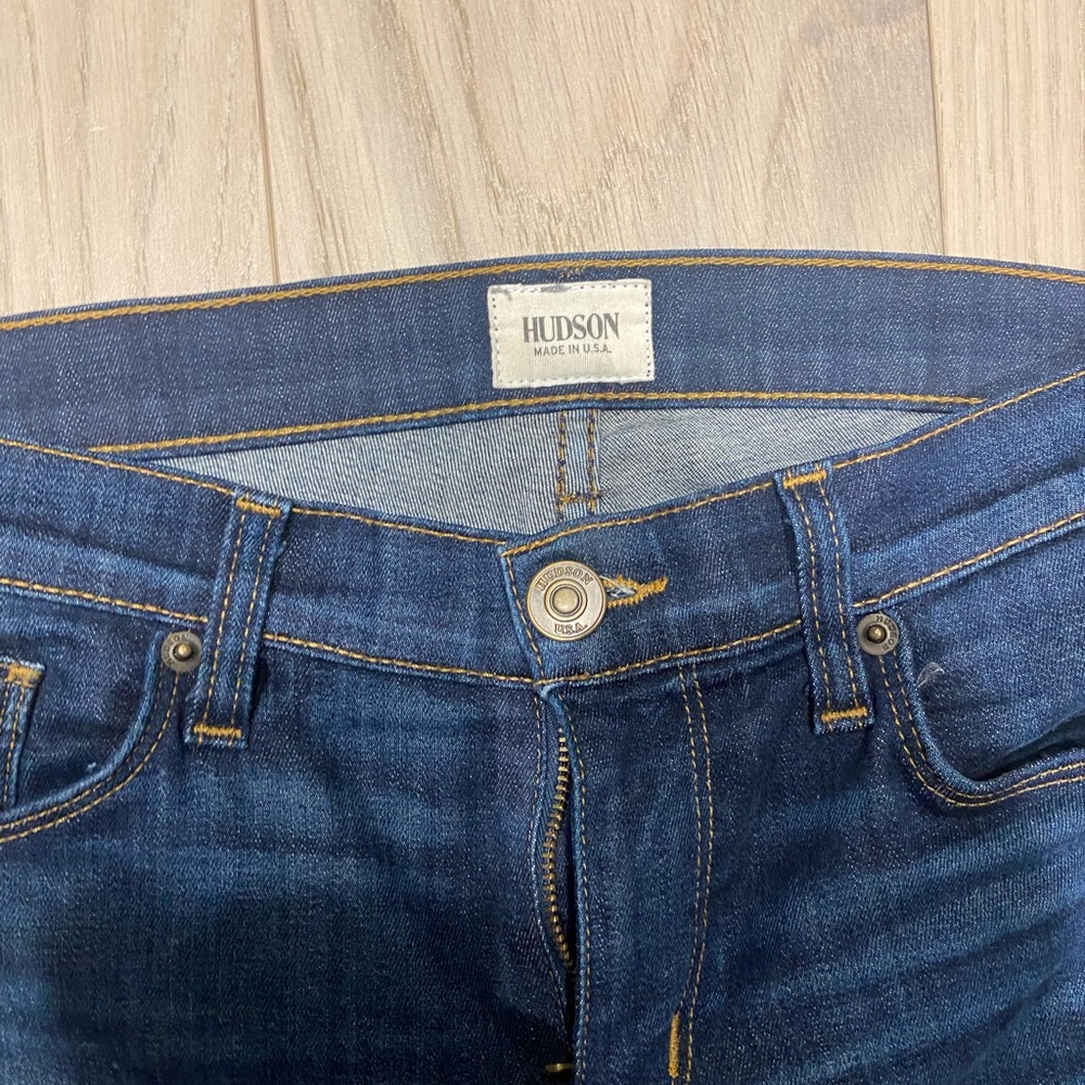 Hudson skinny blue denim jeans